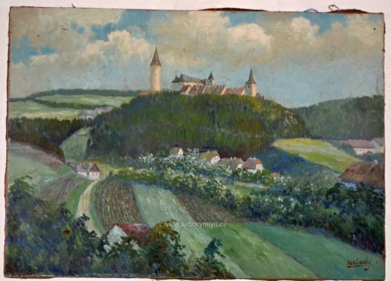 Obraz, sygnowany przez Kozlovskiego Obraz, sygnowany przez Kozlovskiego