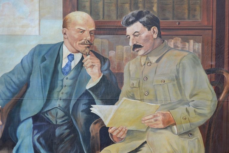 Ideologický obraz Lenin a Stalin