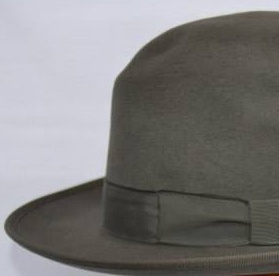 Starožitný klobouk-tmavě šedý 53