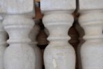 Romantické neobarokní sloupky-balustráda z 19. století, 12ks