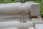 Romantické neobarokní sloupky-balustráda z 19. století, 12ks
