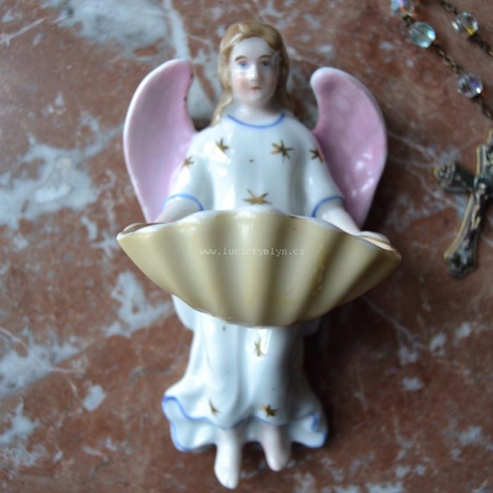 Porcelánová kropenka ve tvaru andílka