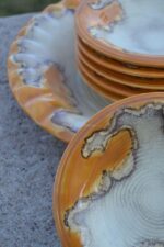 Ceramiczna miska z talerzykami 1+6