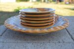 Ceramiczna miska z talerzykami 1+6