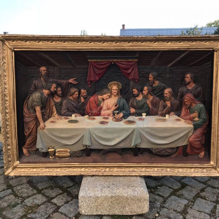 Reliéfní obraz Poslední večeře