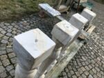 Romantické neobarokní sloupky-balustráda z 19. století, 12ks