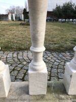 Romantické neobarokní sloupky-balustráda z 19. století, 12ks