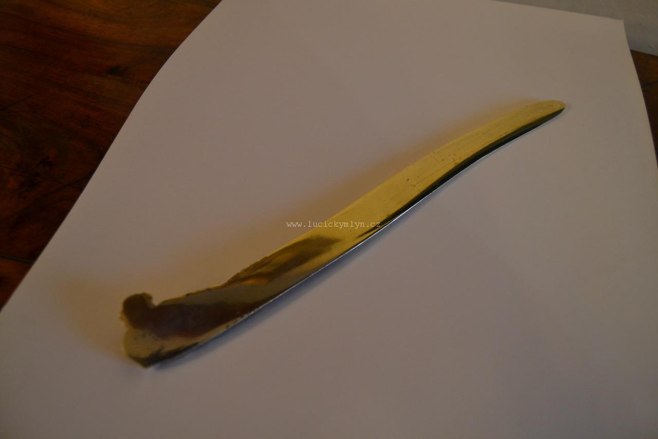 Umělecky navržený nůž na dopisy - secese