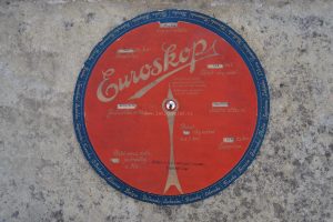 Sběratelská kuriozita, kartonový otáčecí Euroskop