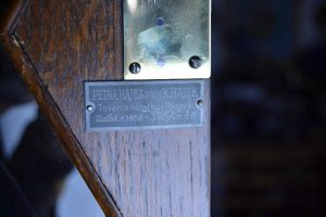 Unikatowa męska pracownia, biblioteka i biurko - oryginalny czeski kubizm