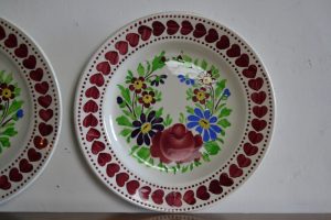Starožitné malované talíře J. Milota, Klenčí pod Čerchovem