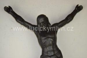 Litinové tělo Ježíše Krista z první poloviny 19. stol.