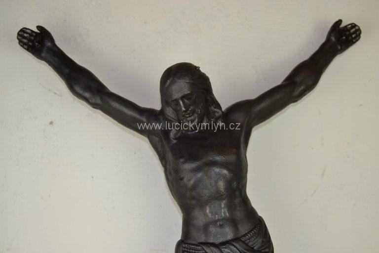 Litinové tělo Ježíše Krista z první poloviny 19. stol.