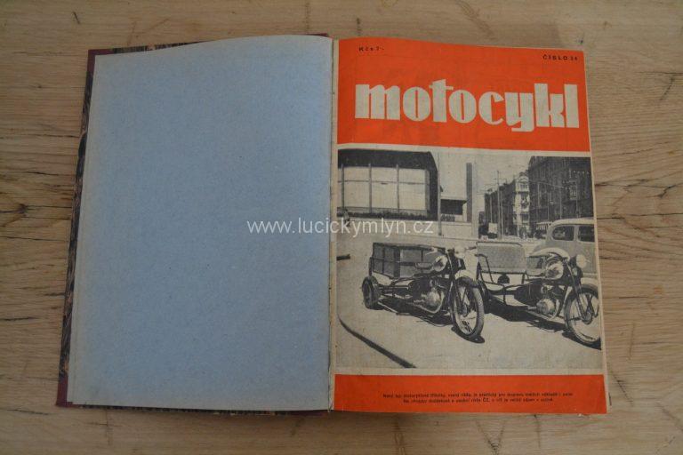 Svázaná čísla časopisu Motocykl, z let 50 až 51.
