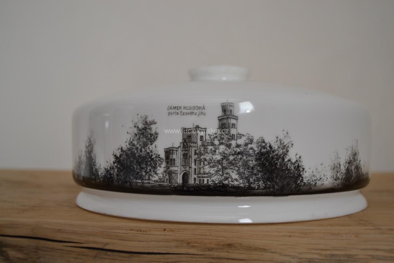 Starožitné stínidlo Zámek Hluboká Starožitné stínidlo Zámek Hluboká