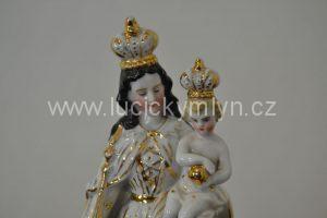 Porcelánová soška panny Marie s Ježíškem