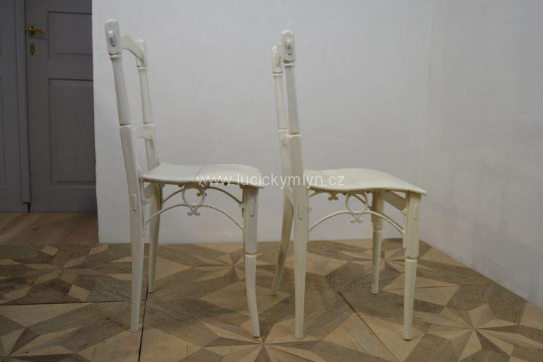 Secesní párové židle