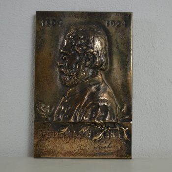 Nástěnná bronzová plaketa Bedřich Smetana