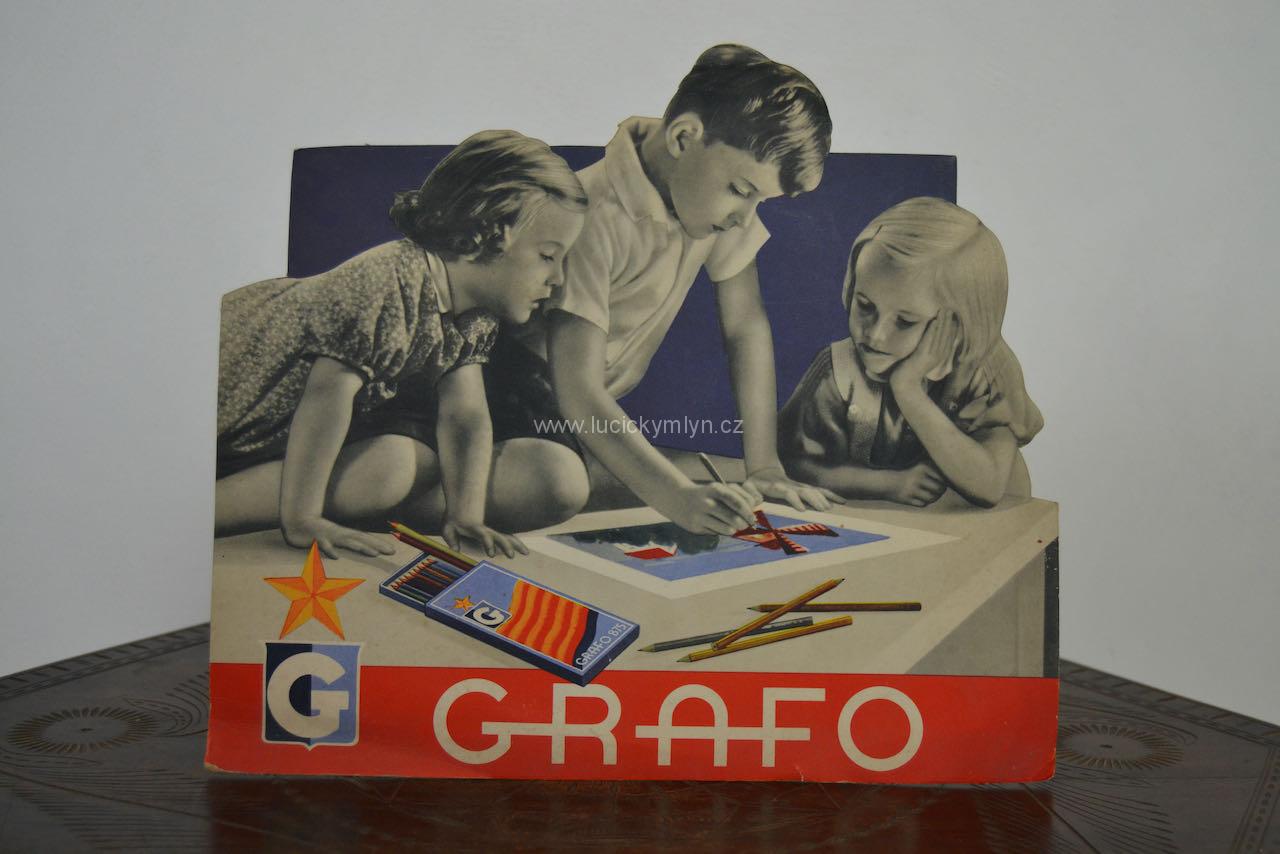 Starožitná retro cedule GRAFO Starožitná retro cedule GRAFO