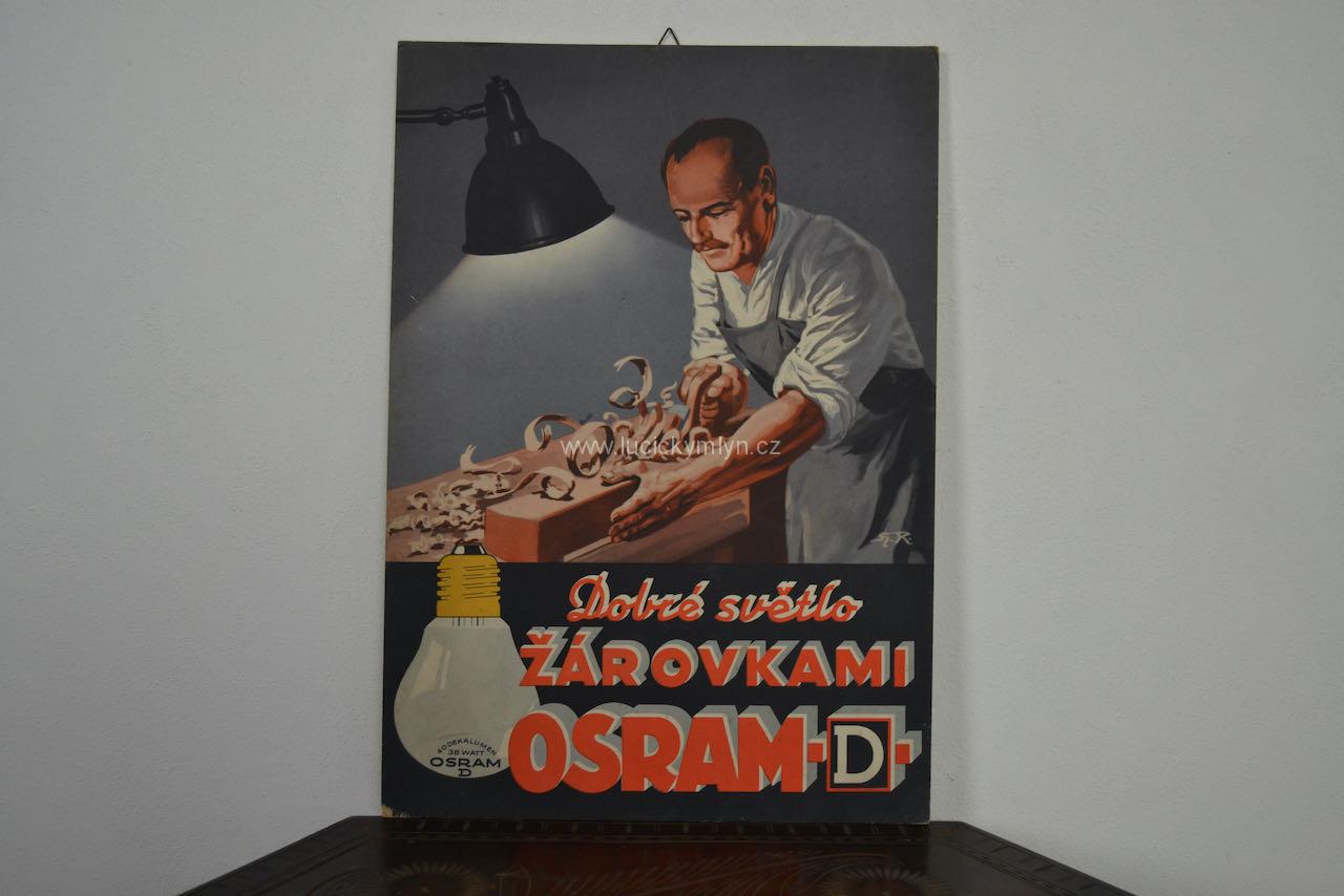 Působivá závěsná cedule – OSRAM Působivá závěsná cedule – OSRAM