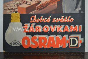 Působivá závěsná cedule – OSRAM