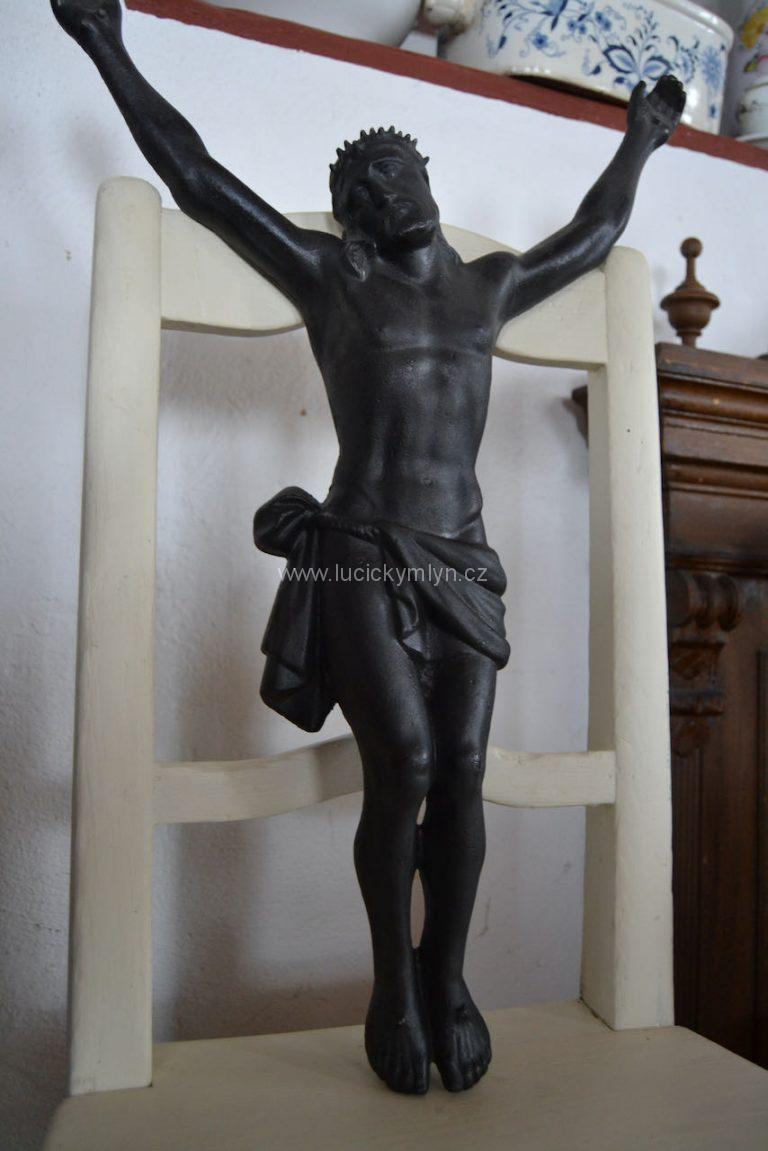 Litinové tělo Ježíše Krista z období okolo roku 1900