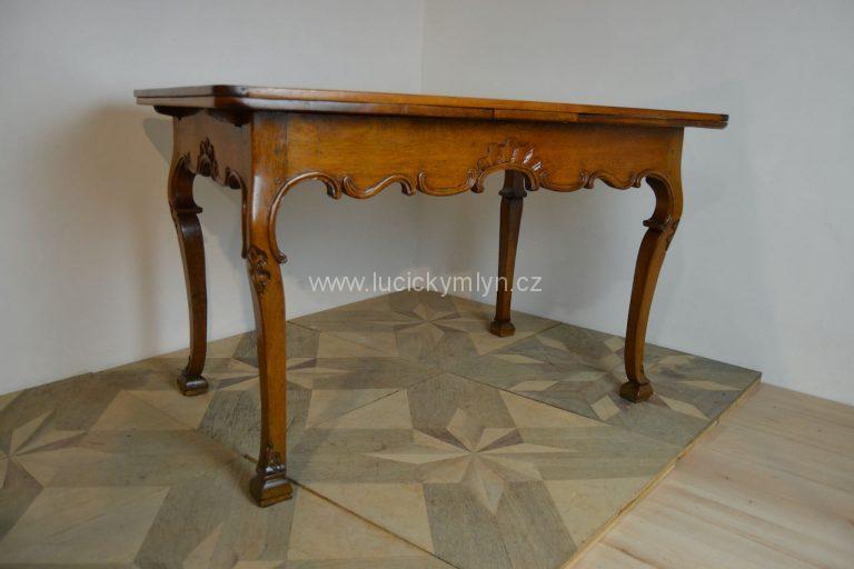 Originální inkrustovaný rokokový stůl