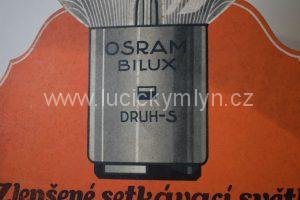 Působivá kartonová cedule – OSRAM - BILUX