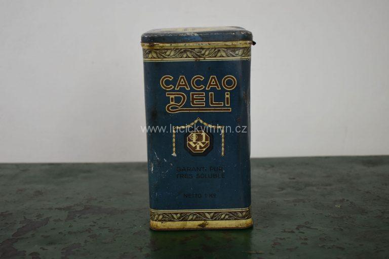 Originální sběratelská plechovka CACAO DELI