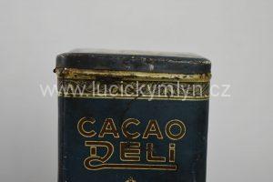 Originální sběratelská plechovka CACAO DELI