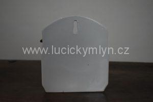 Starožitná závěsná dóza na sůl s oblíbeným motivem rokokových postaviček