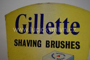 Originální starožitnost - působivá stojací cedule – Gillette