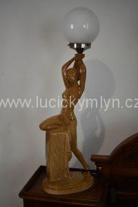 Starožitná figurální lampička