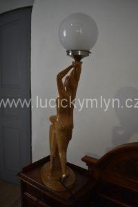 Starožitná figurální lampička
