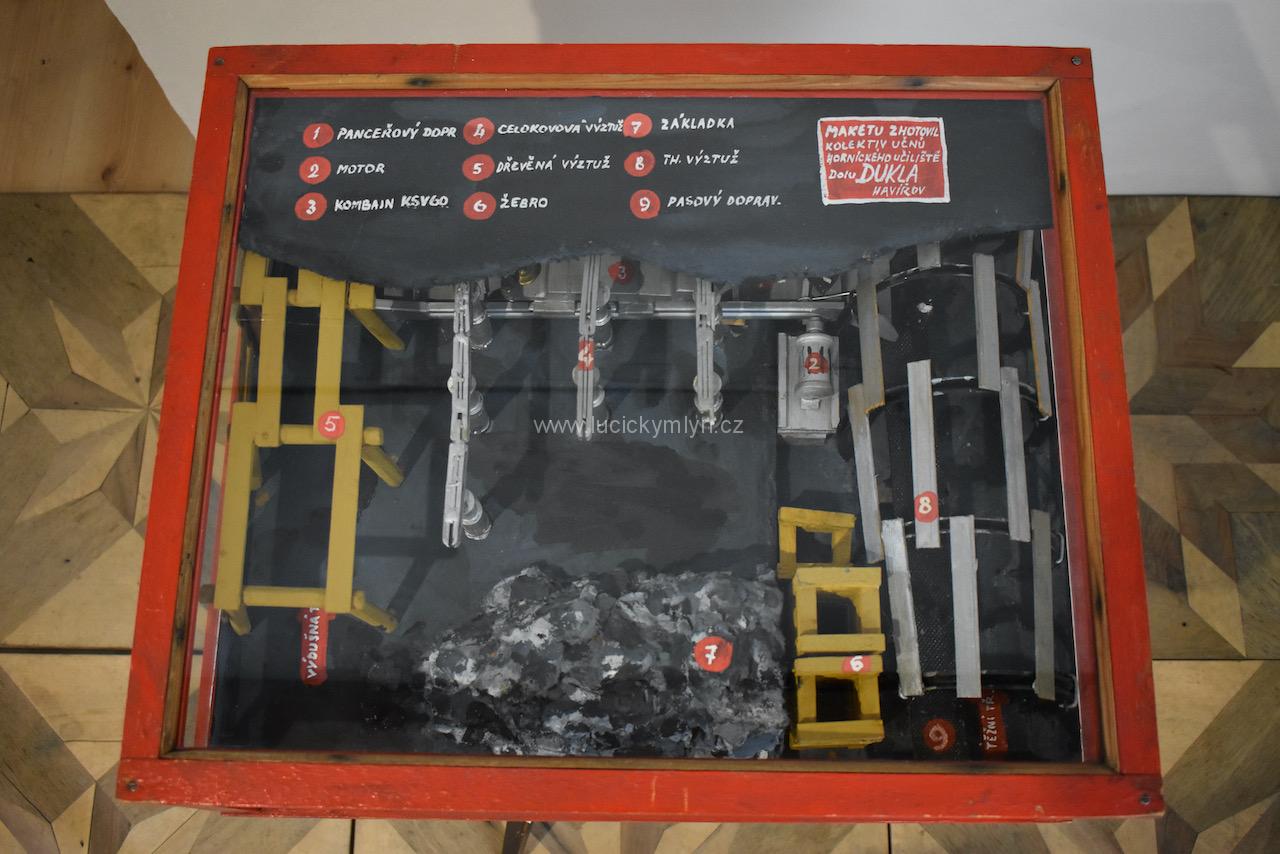 Originální školní pomůcka hornické problematiky Originální školní pomůcka hornické problematiky