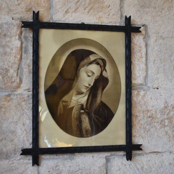 Panna Maria - starožitný originální tisk