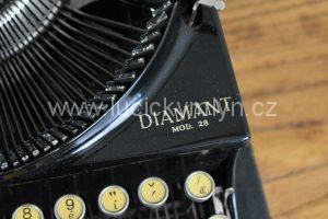Starožitný psací stroj DIAMANT
