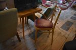 Lehké a praktické retro židle (4 ks) z ohýbaného bukového dřeva
