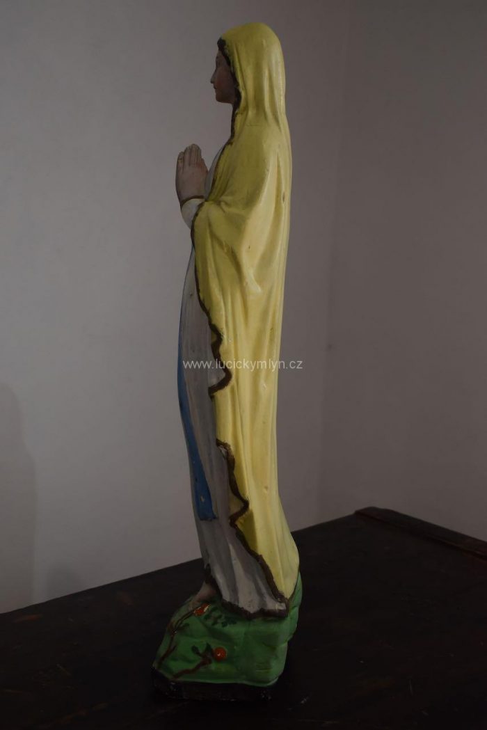 Větší originální soška Panny Marie Lurdské