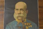 Tisk s oficiálním portrétem Františka Josefa