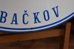 Starožitná cedule Obecný úřad Bačkov