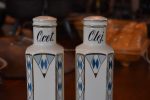Starožitné secesní lahve na Ocet a Olej