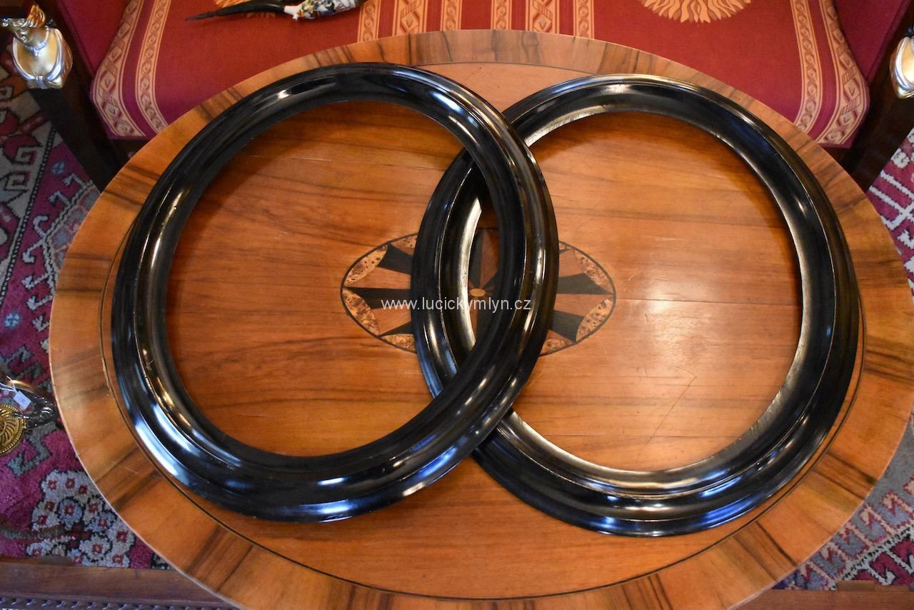 Větší starožitné párové rámečky Větší starožitné párové rámečky