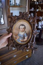 Malovaná podobizna dítěte z období biedermeieru