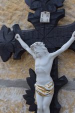 Starožitná nástěnná dekorace - Kristus na kříži