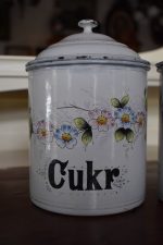 Starožitné dózy na kávu a cukr