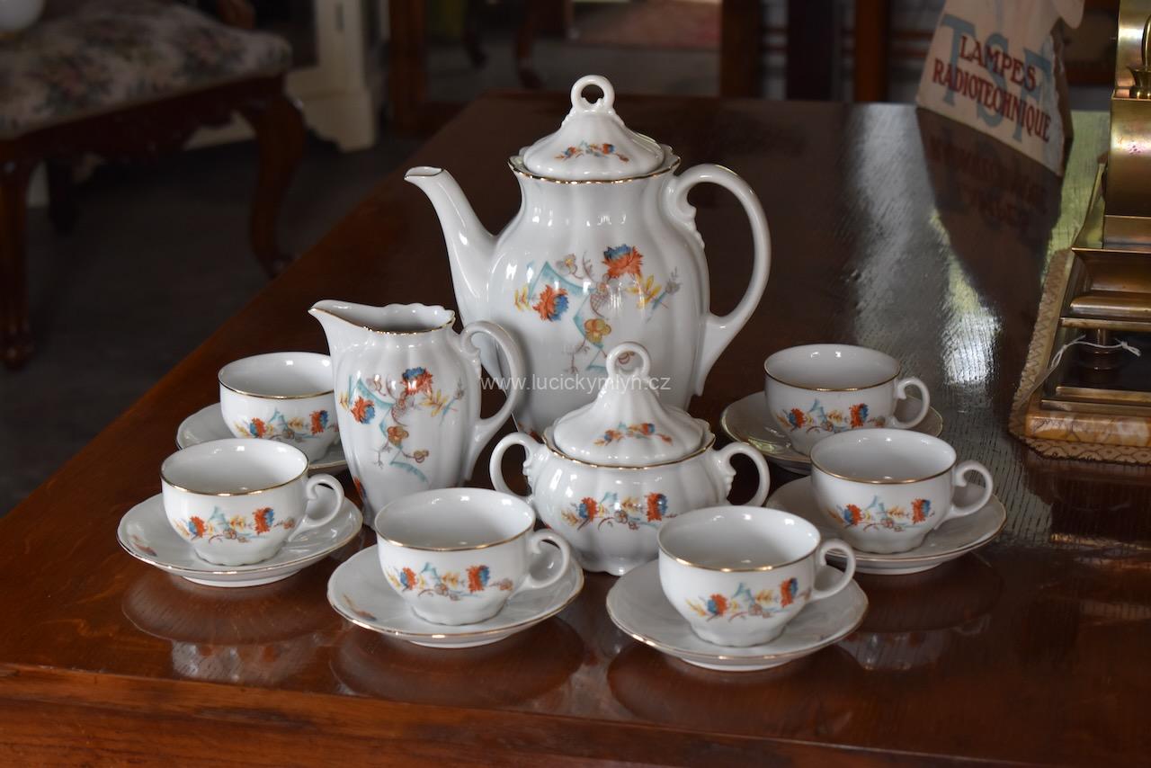 Starožitný čajový servis Starožitný čajový servis