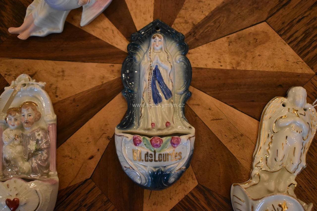 Starožitná závěsná secesní kropenka Starožitná závěsná secesní kropenka