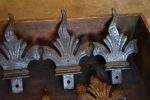 Starožitné dekorativní prvky z lité oceli 11 kusů