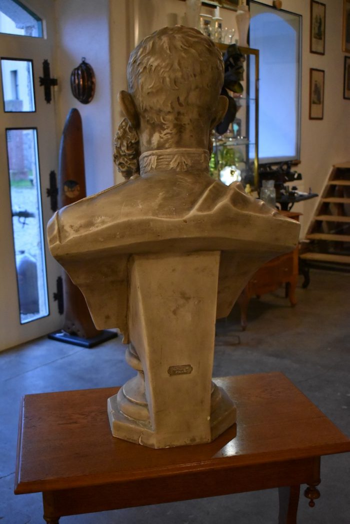 Vzácná busta rakouského císaře Františka Josefa
